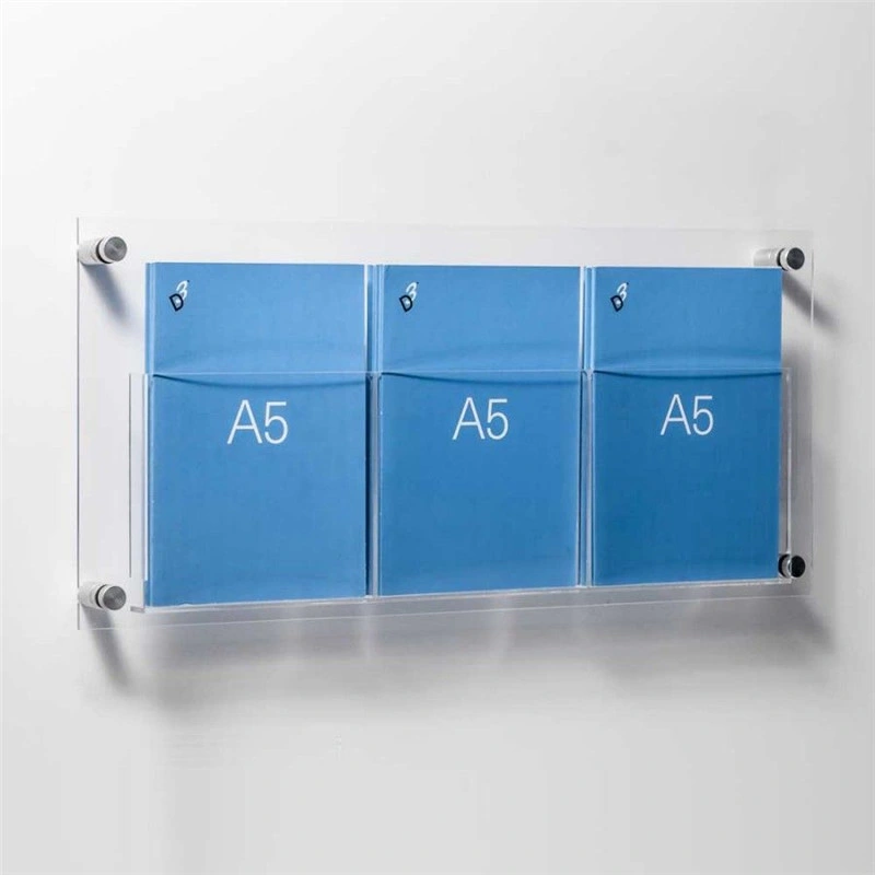 Benutzerdefinierte klare Acryl Plexiglas PVC Pet 8X10 zweiseitige Wand Hängender Fotorahmen mit Magnet