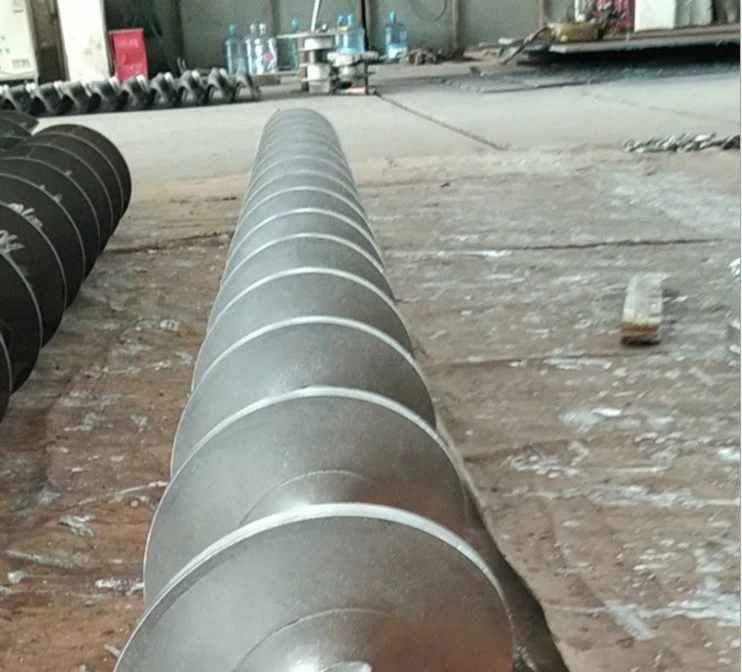 Auger with Shaft Continuous Spiral Blade Cold Rolled Continuous Warper Blade