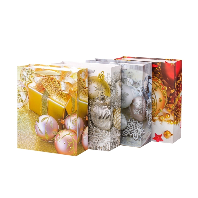 China Wholesale Christmas Decorations Packaging Machine Shopping Paper Gift Bags