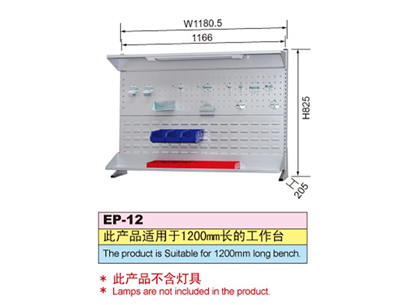 1.2 Meter Metal Garage Heavy Duty Workbench with Tool Cabinet