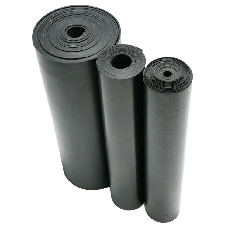 Black EPDM/NBR Customized Size Self Adhesive Extruding Rubber Sheet