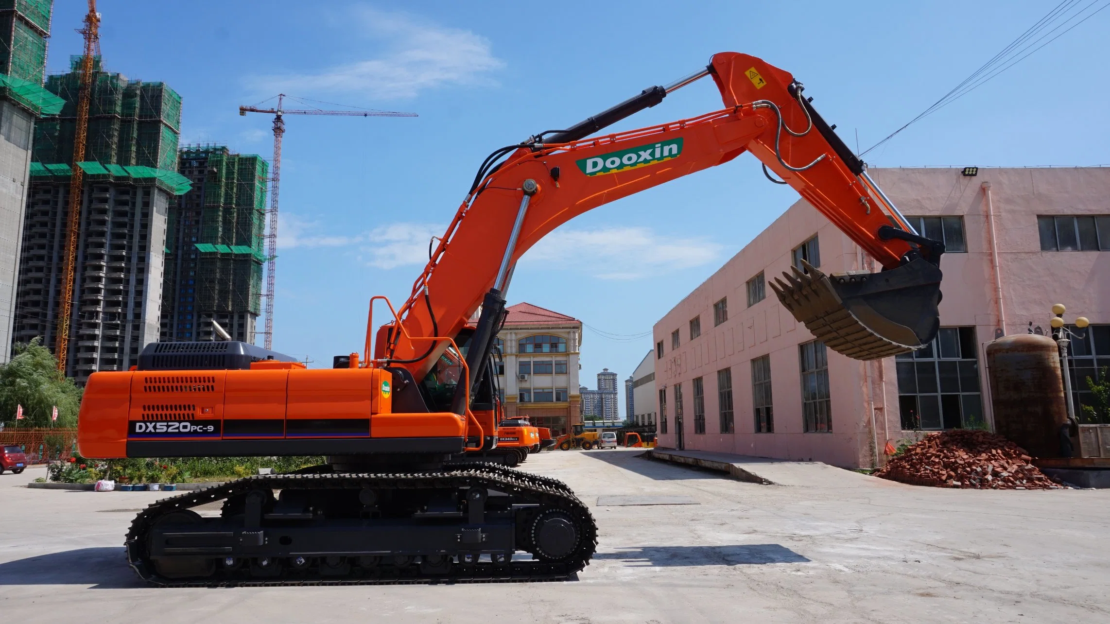 Doosan OEM Fabricante Oficial 21ton 30ton 40ton 50 toneladas Motor Cummins rueda hidráulica excavadora de cadenas para la construcción de trabajo de tierra, minería