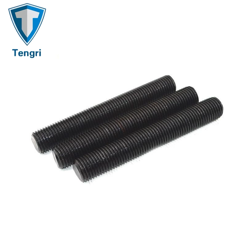 DIN2509 Carbon Steel Black Oxide Double End Threaded Studs Half Thread Stud