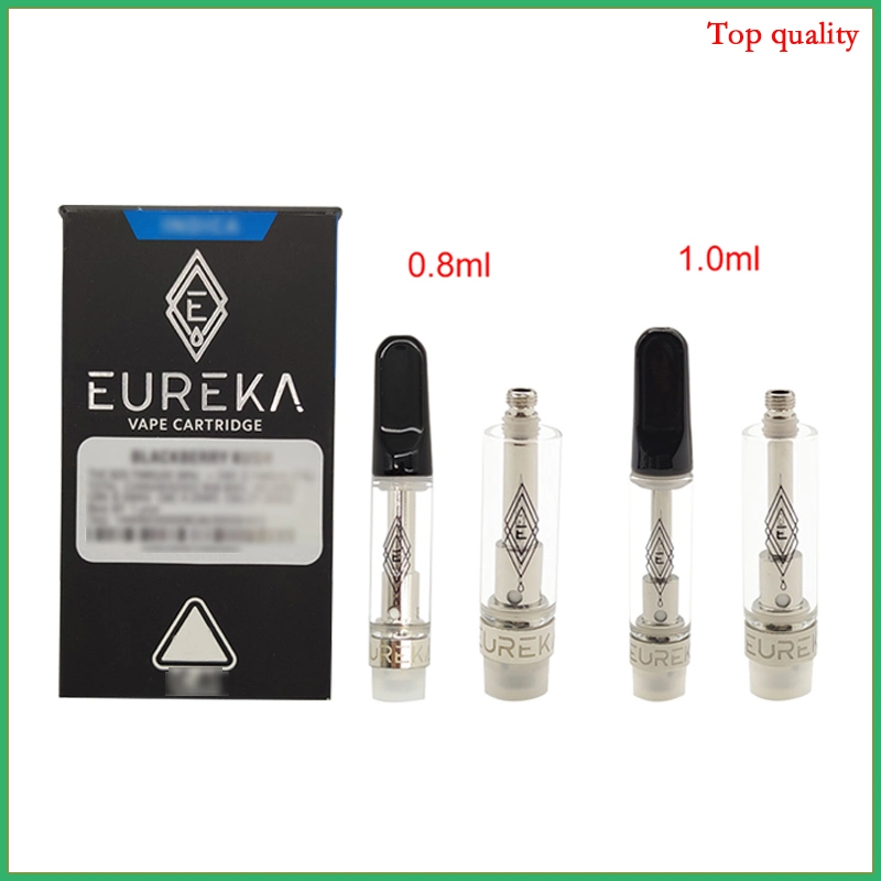 Eureka Cartridges Ceramic Coil 0.8ml/1.0ml No Leakage Atomizer with Child Proof Packaging