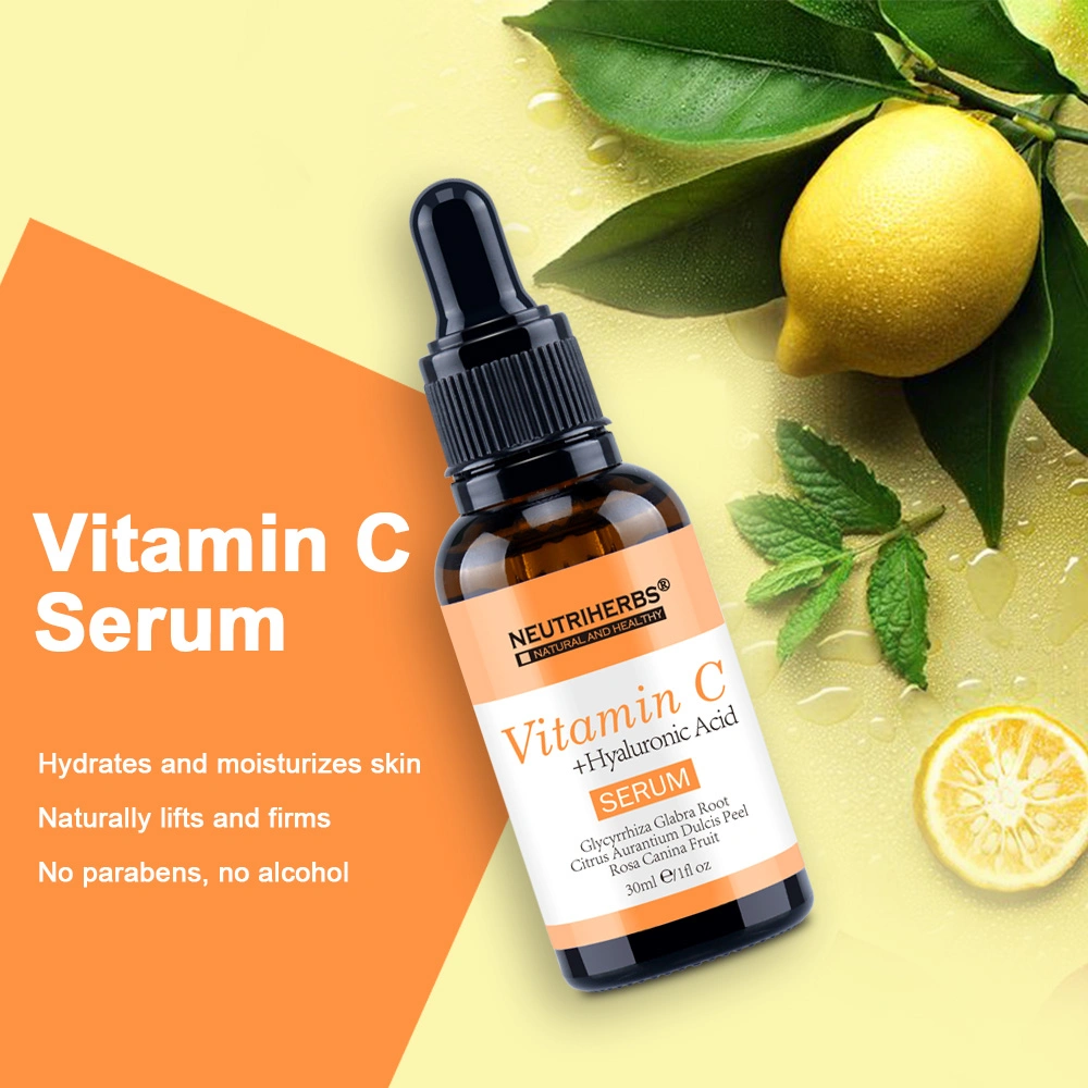 Cuidado de piel OEM VITAMINA C Whitening Anto el acné facial orgánico suero natural