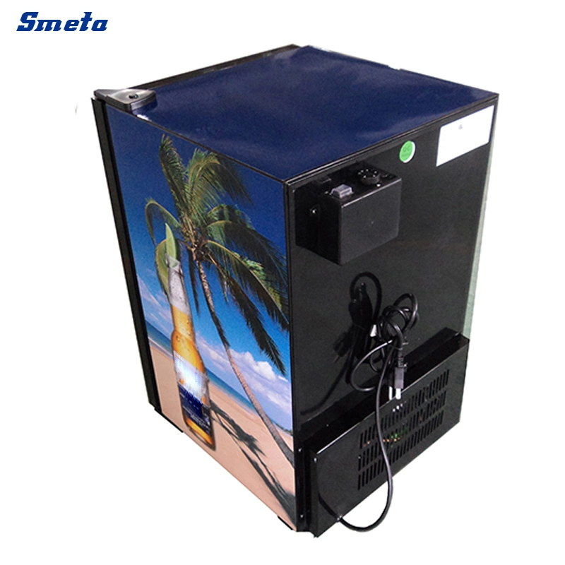 Beer Beverage Chiller Supermarket Fridge Showcase 52L Cooling Display Showcase for Tss-52wb5 (B)