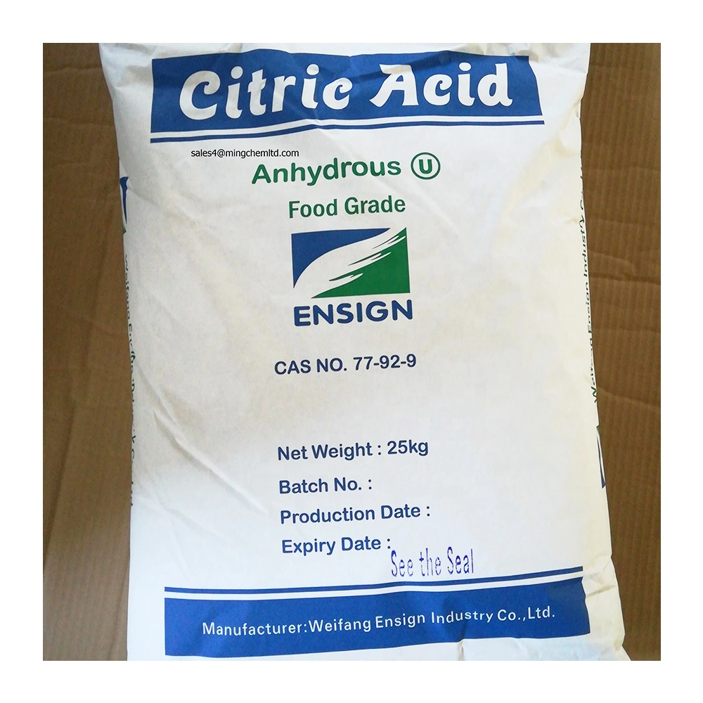 Le citron Sel Ensign du TTCA Rzbc l'acide citrique anhydre et acide citrique monohydraté Citrate de sodium citrate tripotassique Tr tricalcique