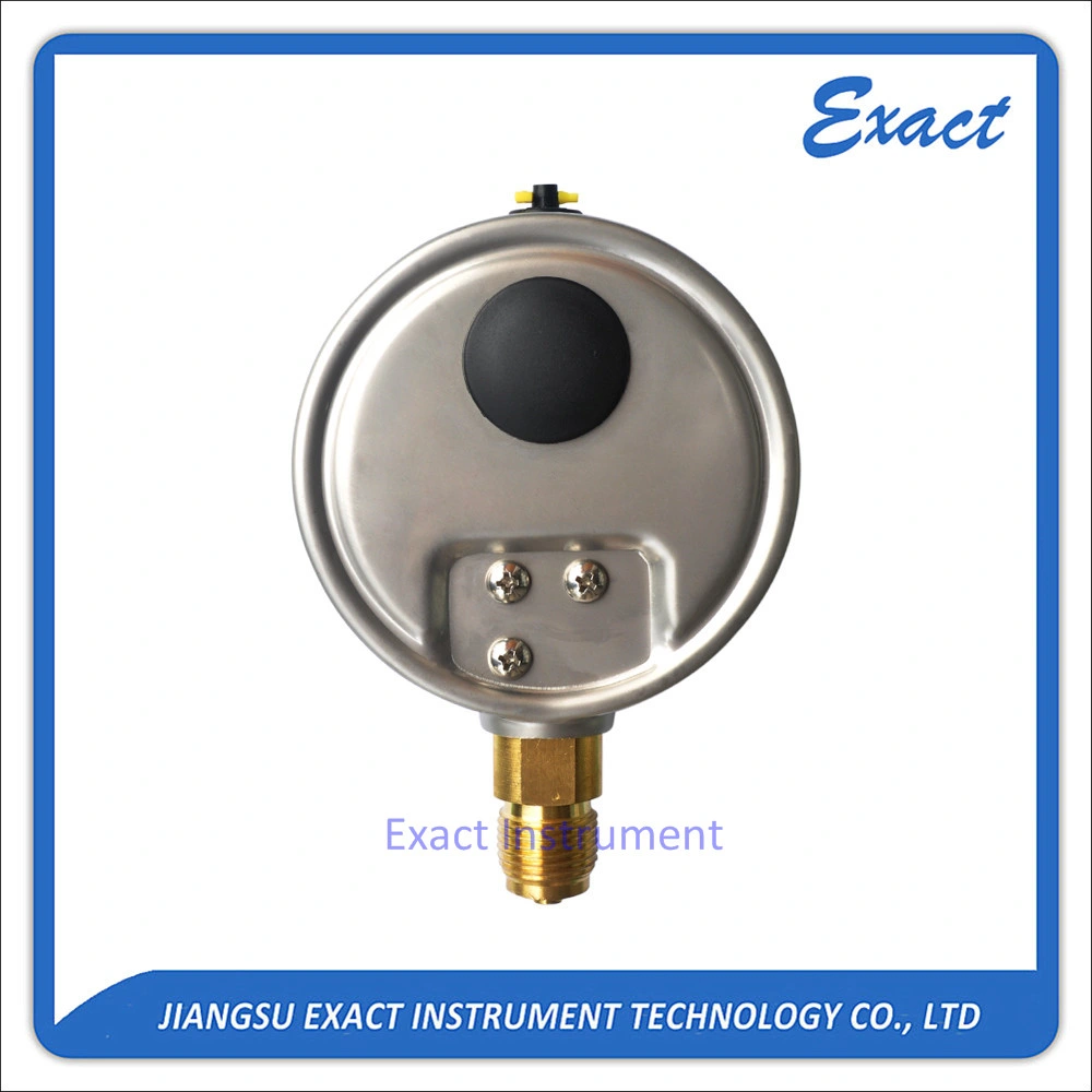 Manómetro de pressão para serviço pesado, líquido, manómetro reabastecível, pressão de aço inoxidável Indicador