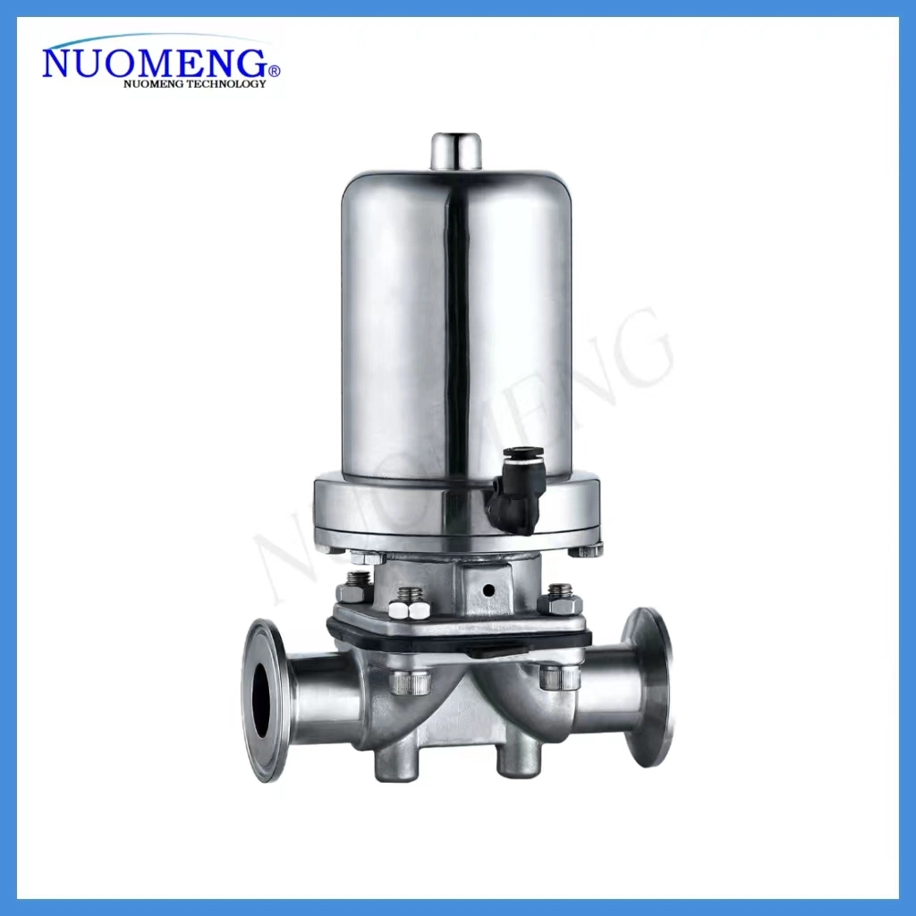 Sanitary Stainless Steel SS304/SS316L Pneumatic Diaphragm Valve