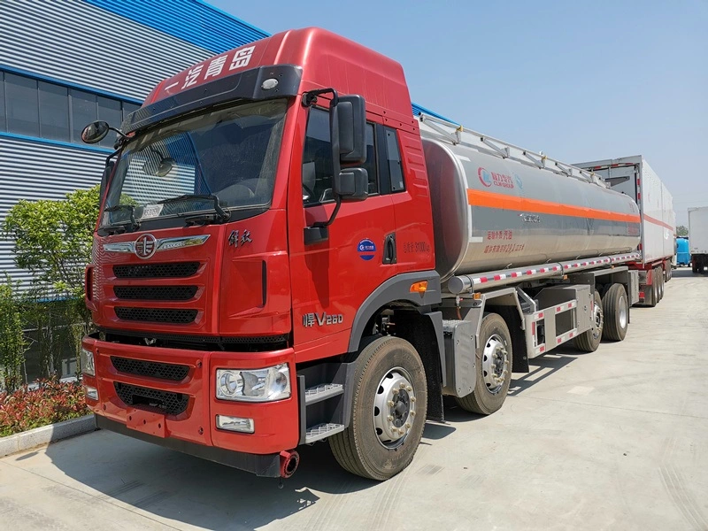 شاحنة نقل زيت Yiqi شاحنة نقل الوقود Dongfeng 8X4