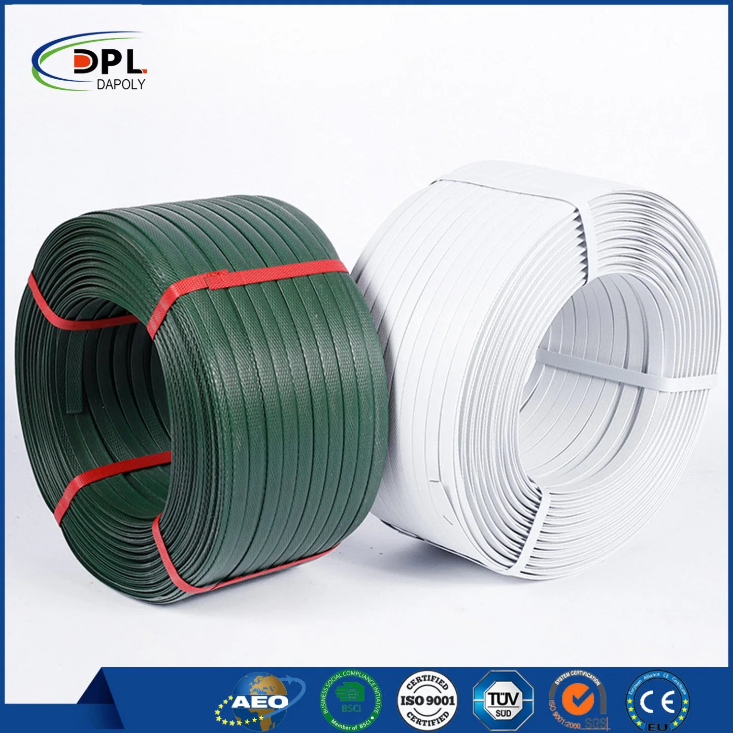 High Tension PP Polypropylene Packing Strapping Belt Tape Customized Color Strapping Tape for Machine and Hand Sale Well