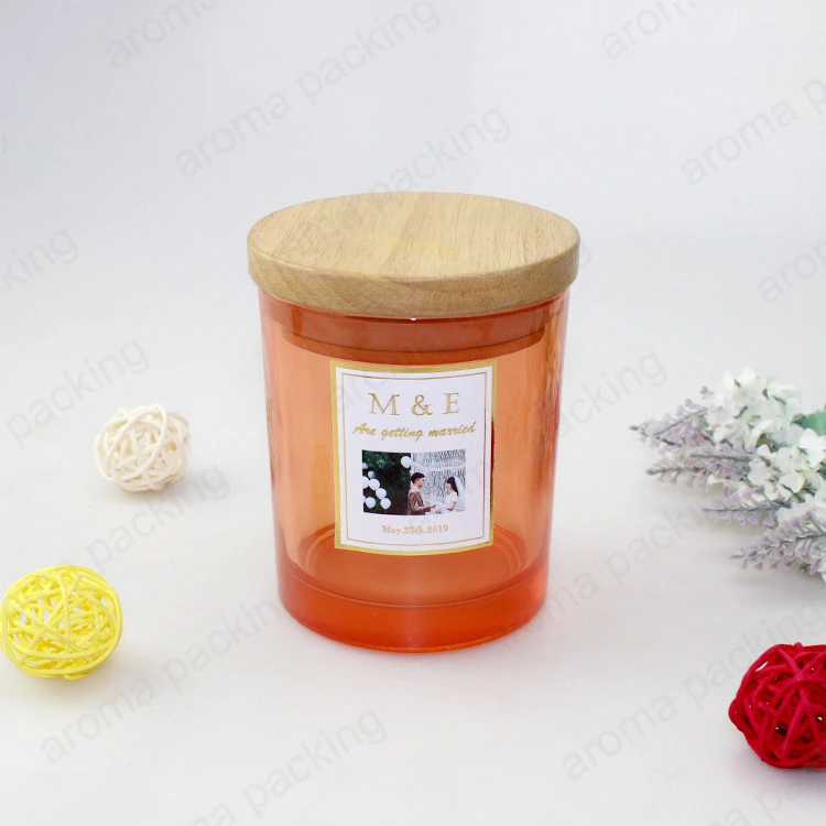 Wholesale/Supplier Colored Candle Jar with Sealed Lid, Empty Glass Candle Holder