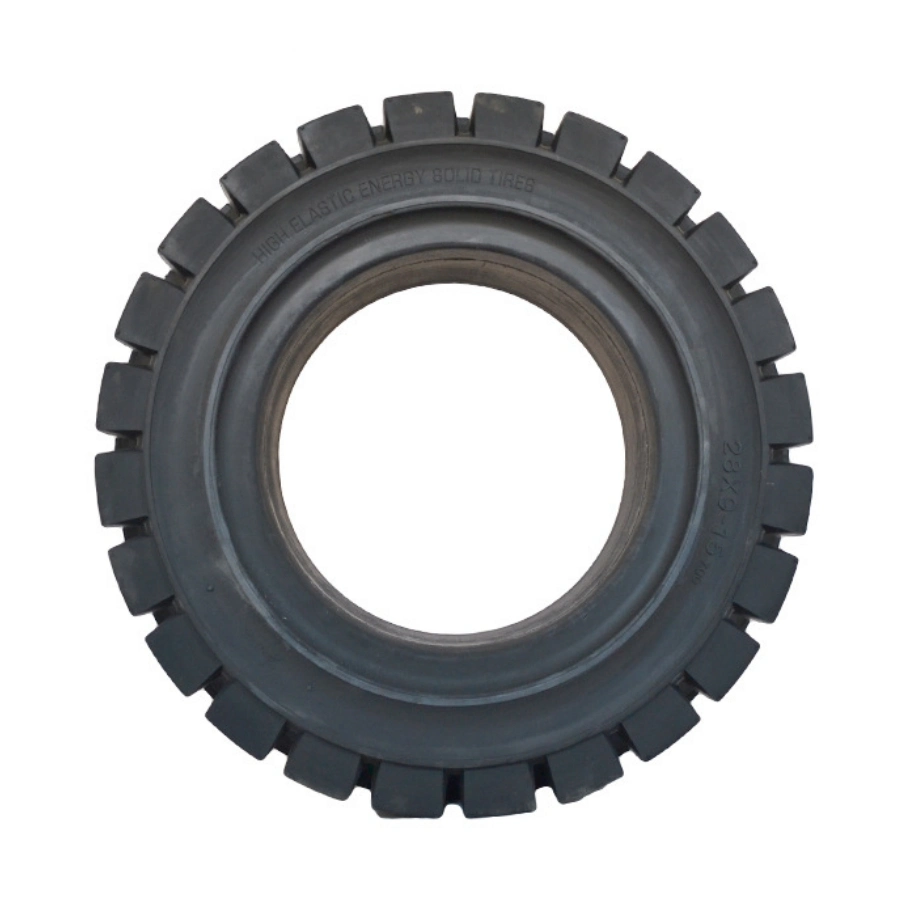 28*9-15 forklift shock-absorbing solid pneumatic tire environmental protection tire three tons forklift