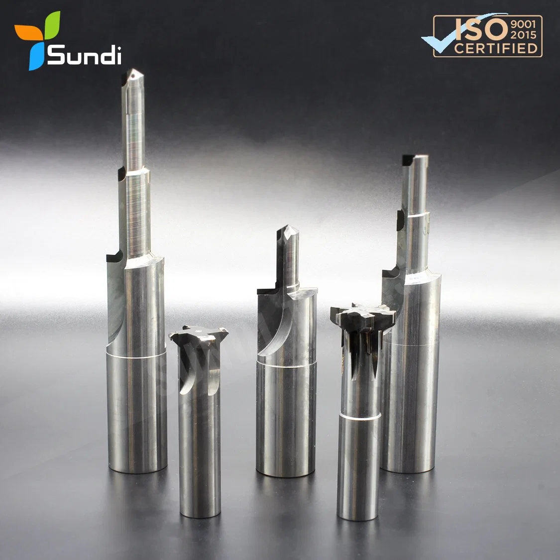 Precision E6 Material Interrupted Cutting CNC Drilling Tool PCD Insert Reamer Drill Bits for Reaming Hole