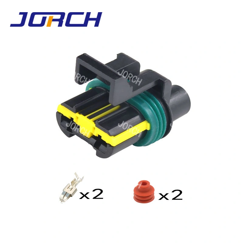 2 pin hembra conector impermeable de Automoción de enchufe eléctrico DJ7026D-6.3-21