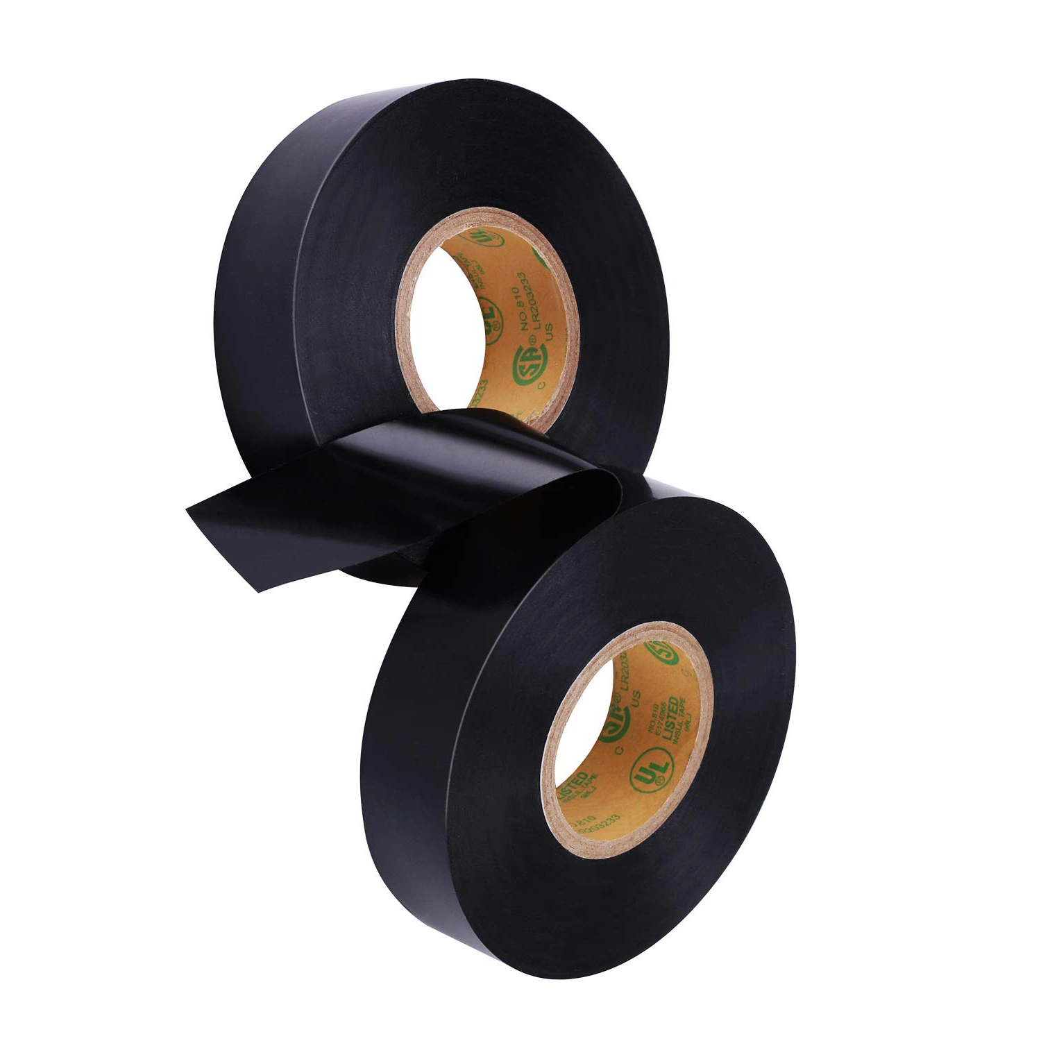 Black PVC Electrical Tape for Insulating Wrapping Wiring Harness