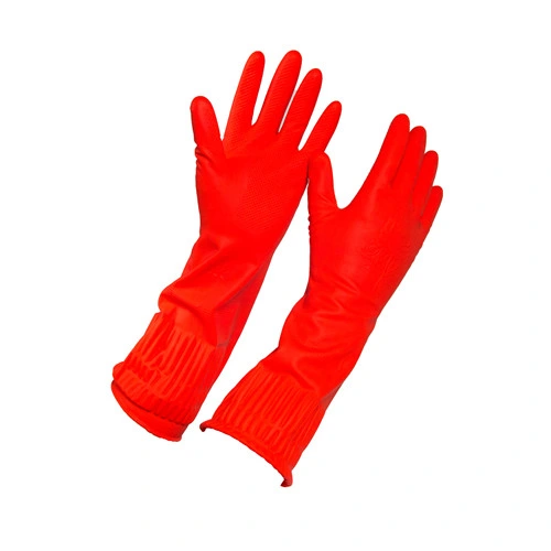 Chemical Industrial Black Latex Work Gloves