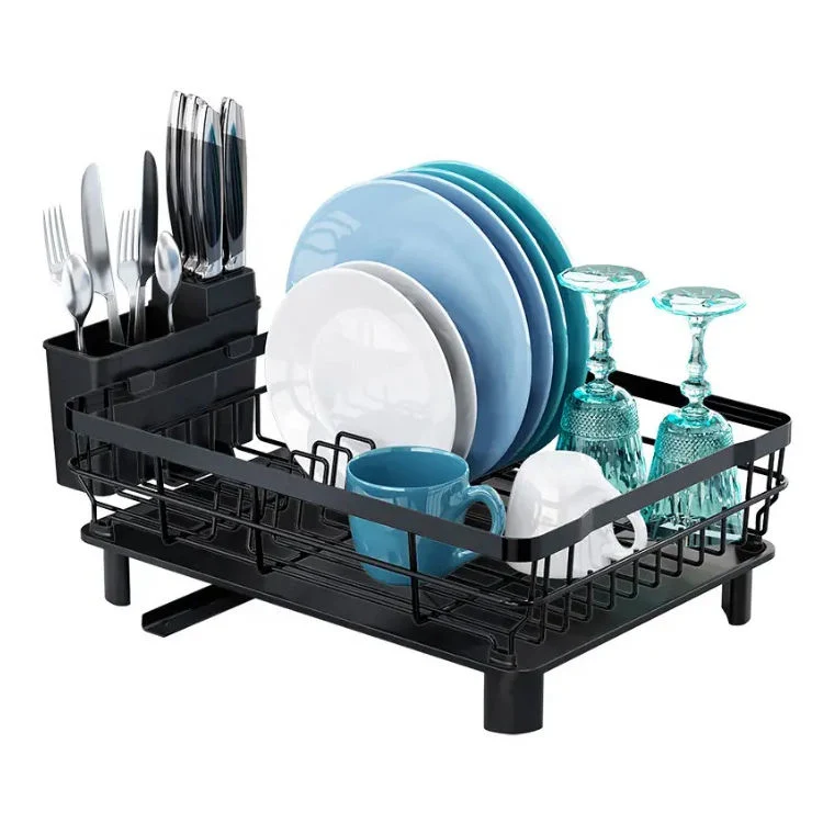 Multilayer Stainless Steel Wall Mounted Collapsible Rack Kitchen Dish Drying Frame Kitchen Storage Shelf