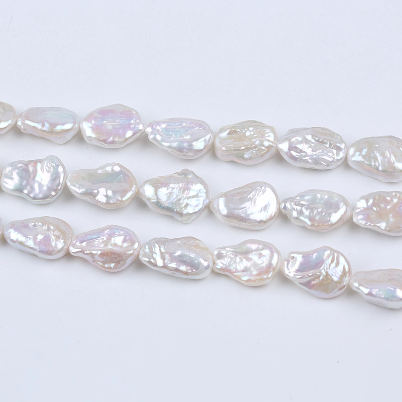 Wholesale/Supplier 16-19mm White Baroque Pearl for Jewelry Making