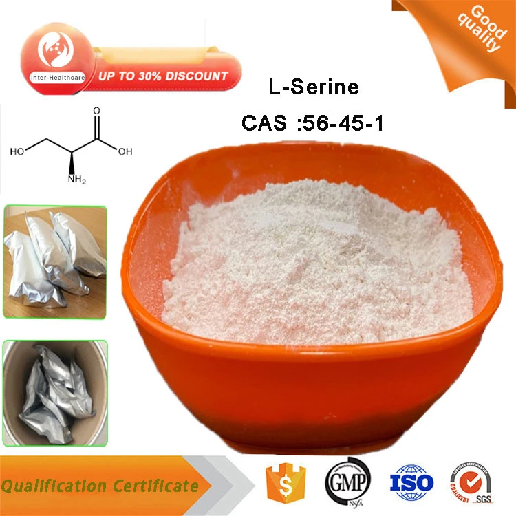 Пищевая пищевая дополнение высокой чистоты аминокислота L-Serine Powder CAS 56-45-1 L-Серин
