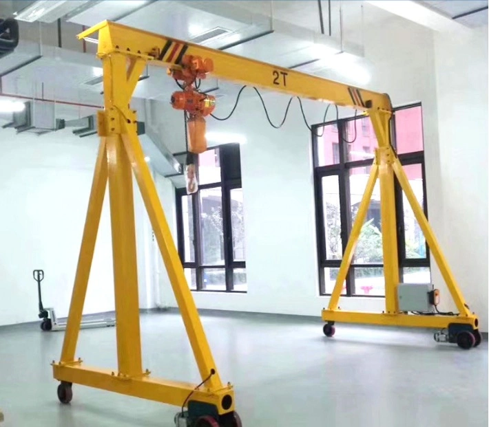 Portal Crane Taveling on Concrete Floor 1t 2t 3t 5t