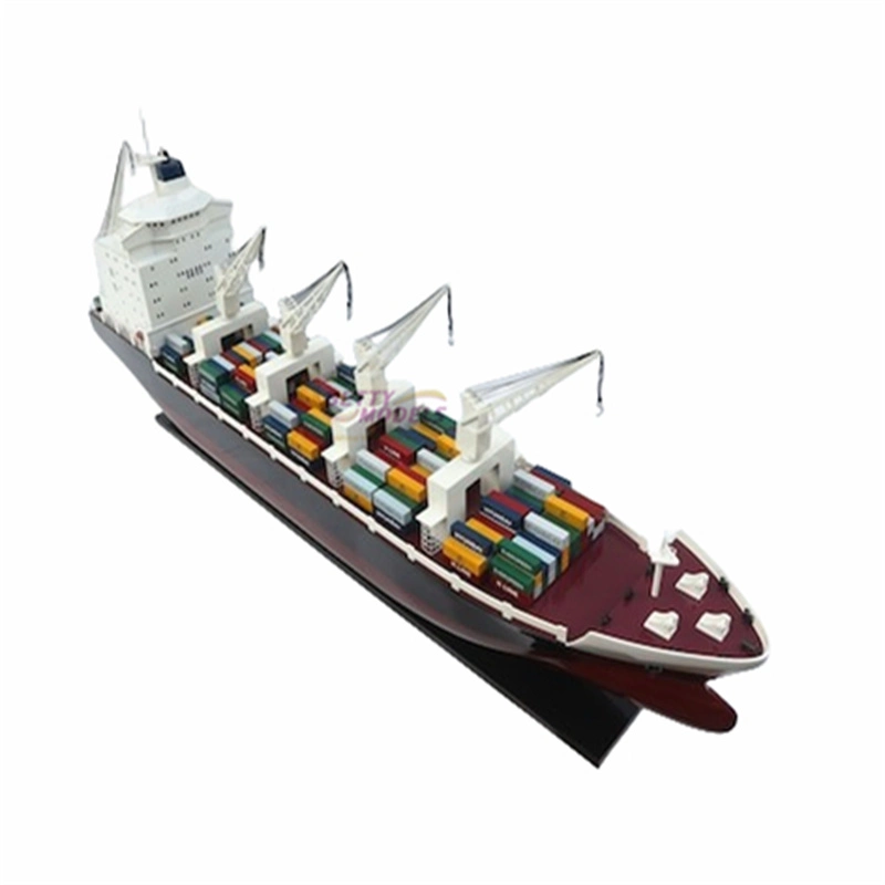 Professional 3D Container Ship Scale Model Making General Cargo Vessel Model Boat