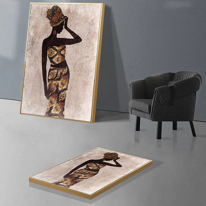 Imágenes de África abstracta Pintura al Óleo hechas a mano de obra de arte de pared