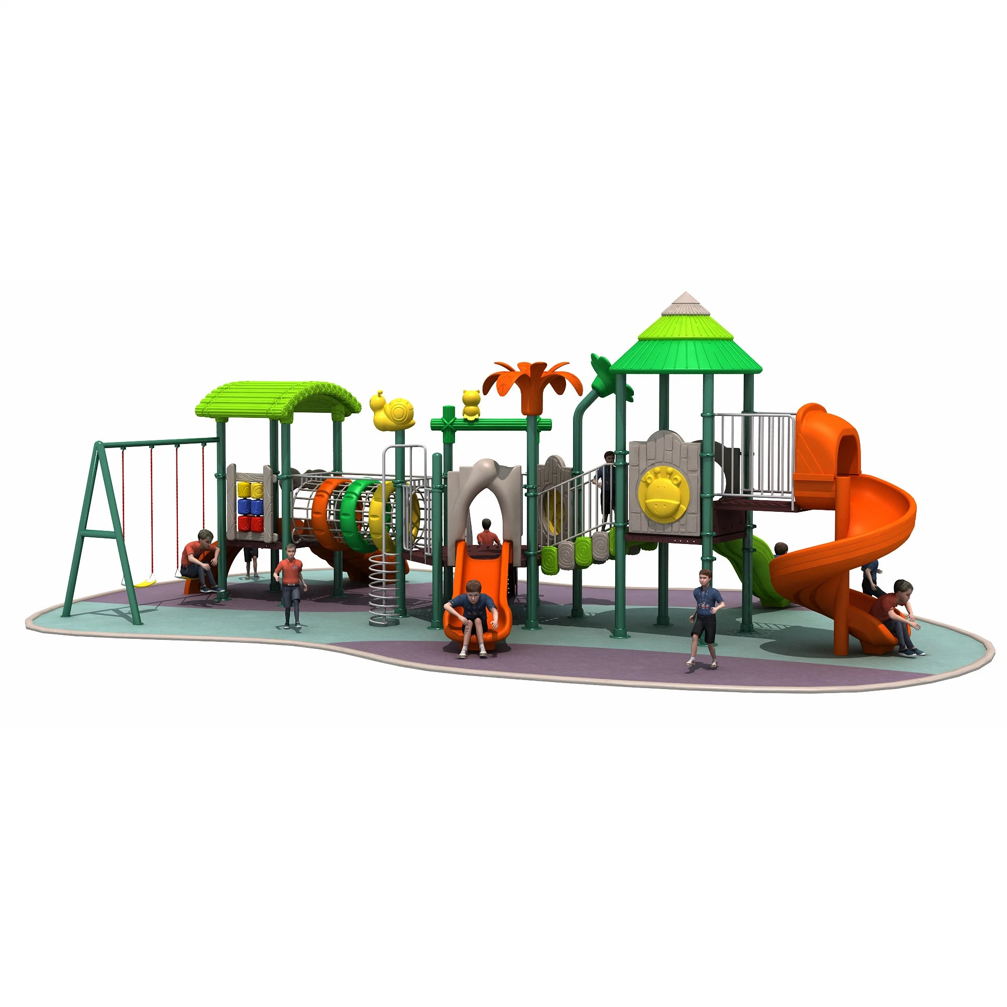 Jungle Adventure Latest Outdoor Indoor Playground Equipment Kids School Slide