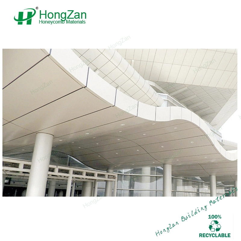 Curved Aluminum Honeycomb Panel Building Material