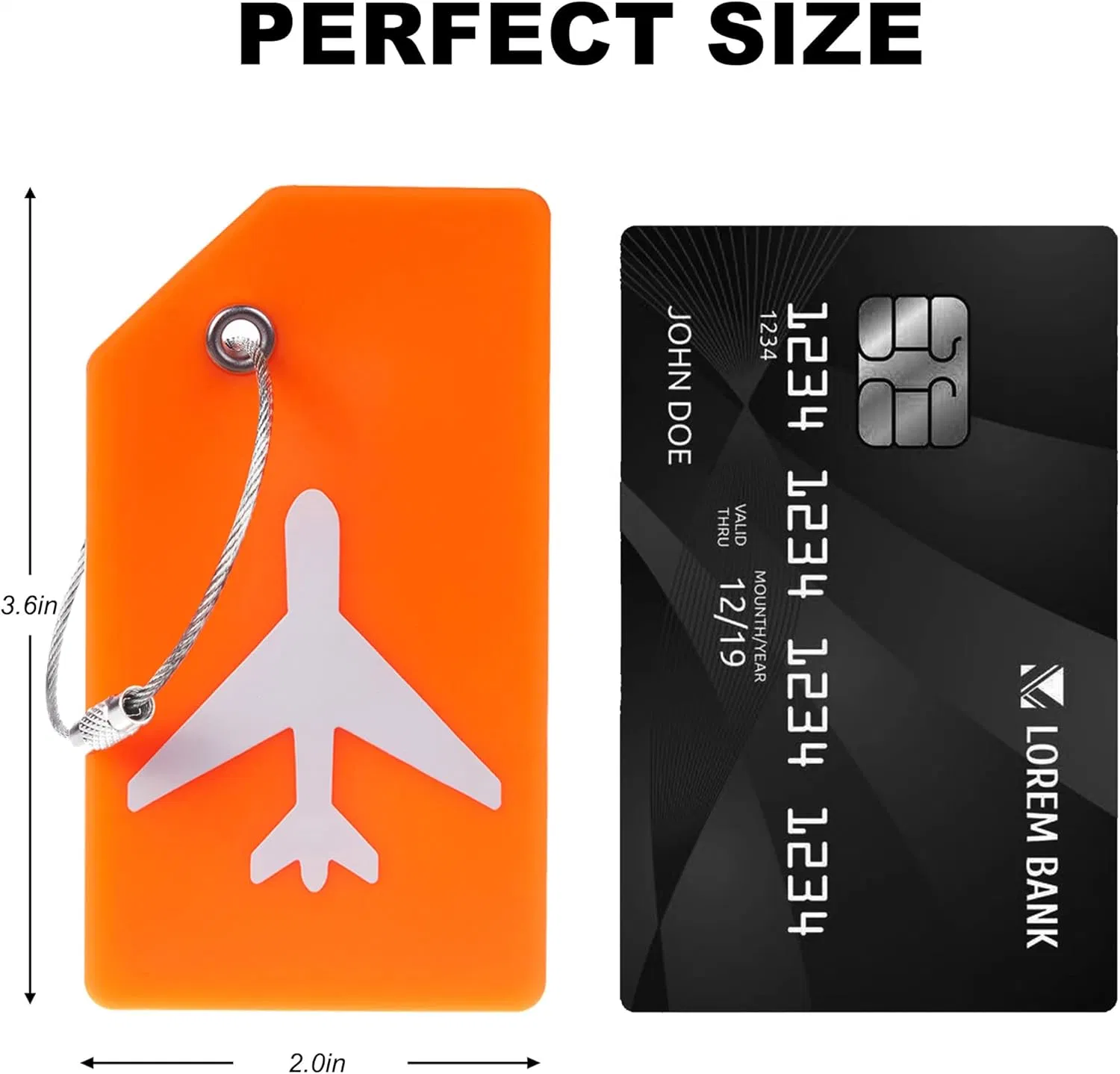 Colorful Silicone Initial Luggage Tags Identifiers for Suitcases with Labels Durable Steel Loop Baggage Handbag