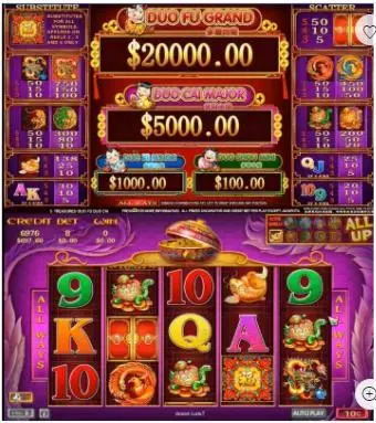 Duo Fu Duo Cai Gold 88 Fortunes Casino Slot Machine Game
