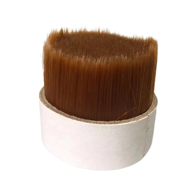 Dark Brown Synthetic Bristle PBT Tapered Filament for Paint Brushes