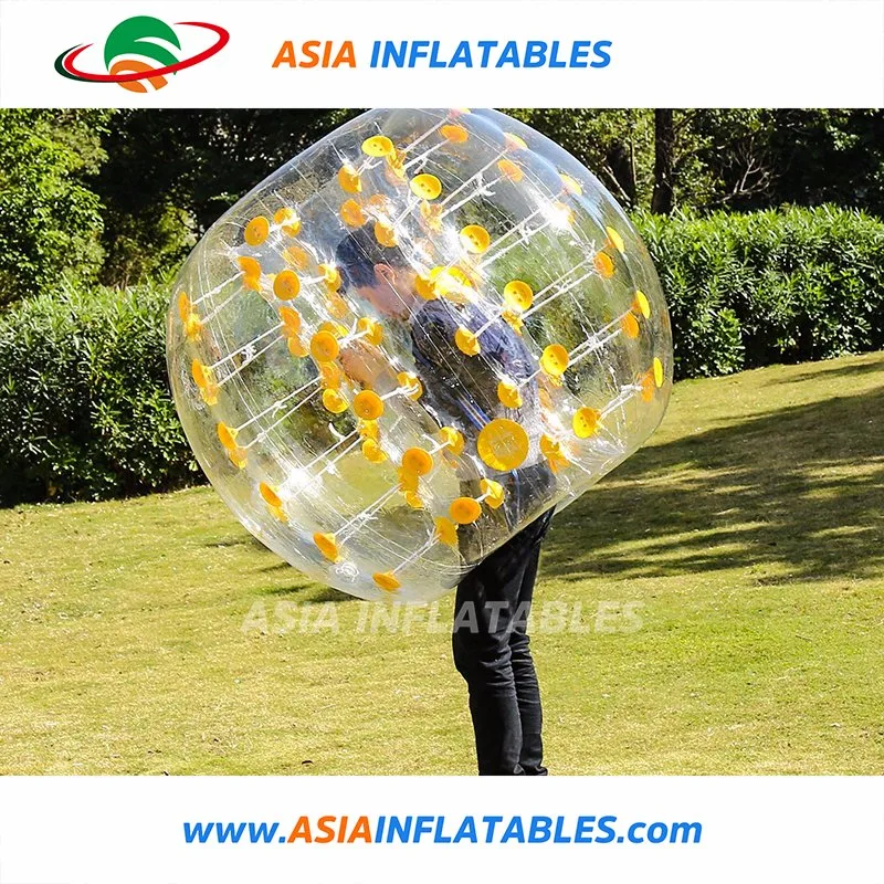 New Style Color Dots Body Sumo Ball Bubble Soccer Ball with High quality/High cost performance PVC Materials