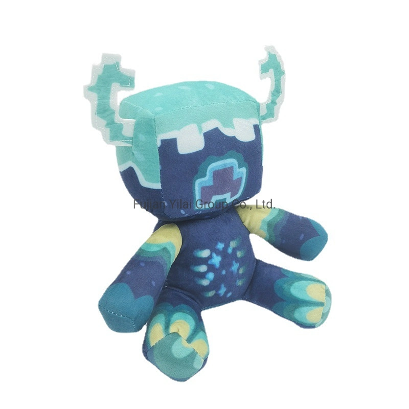 New My World Pixel Plush Toys Warden Creeper Steve Zombie Enderman Plush Toys