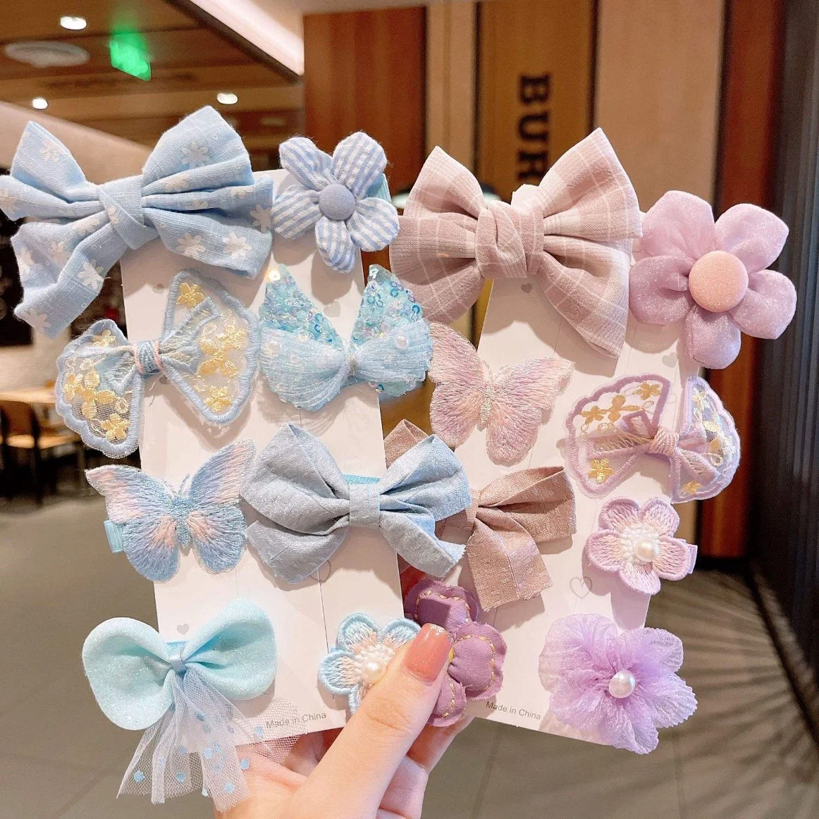 Wholesale Custom Korean New Style Hair Clips Bow Sweet Fashion Hair Clips for Woman Hair Accessories