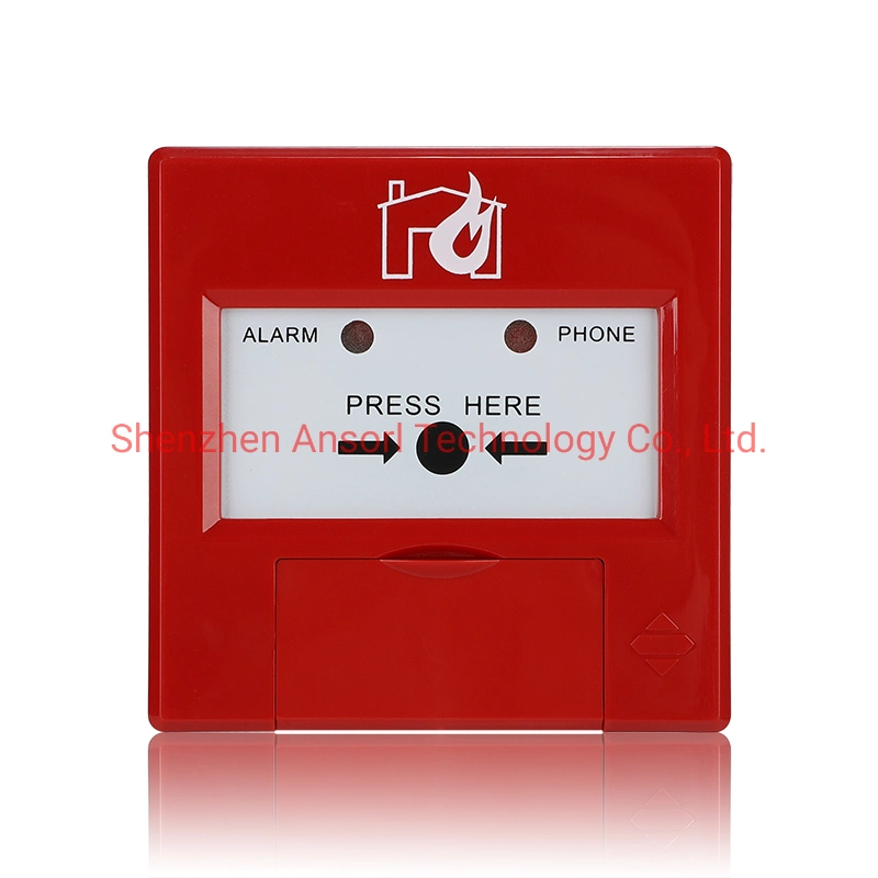 Système d'alarme incendie adressable analogique intelligent à boucle 1-16