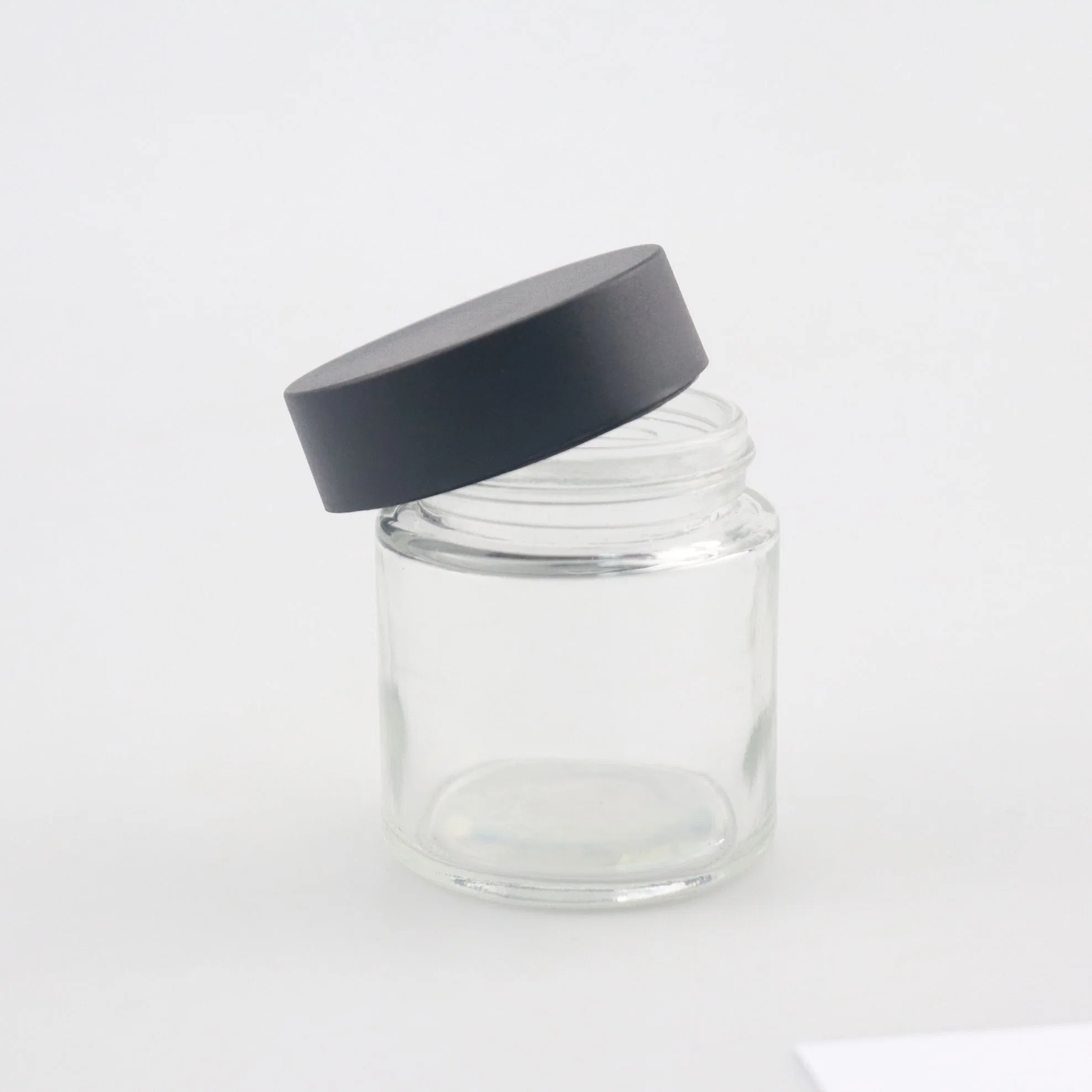 Customized Printing Logo 4oz Child Resistant Glass Jar Eye Cream Container