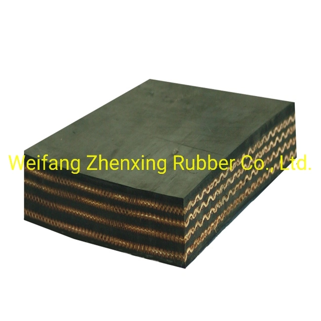 Abrasion Resistant Nylon (Nn) Ep Fabric Rubber Conveyor Belt/Band Use for The Crushing, Rubber Conveyor Belt