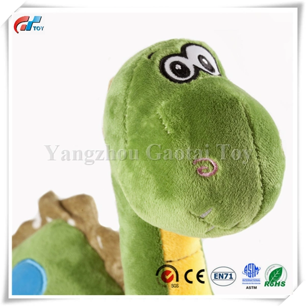 18 "Dinosaurio de Peluche Relleno Verde Juguete de Peluche para Regalos de Bebé Fiesta de Cumpleaños Infantil"