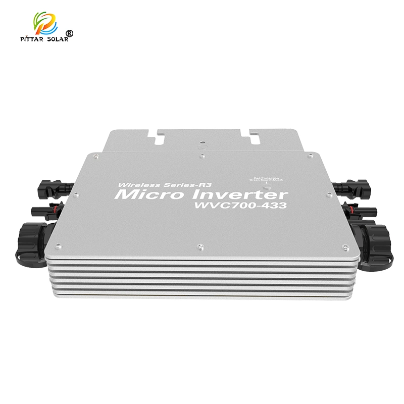 Micro Solar Inverter 700W en red DC a AC para Sistema de Energía Solar MPPT IP65 Pure Sine Wave Inversor Wireless