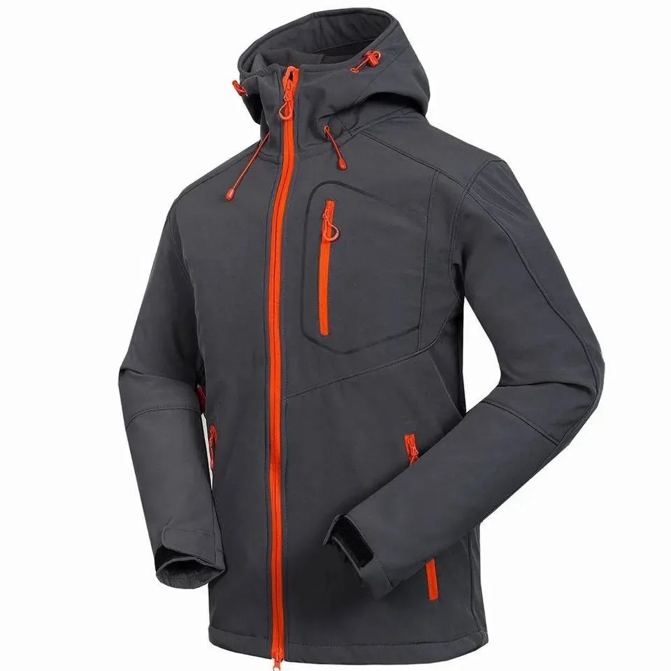 Custom Waterproof Breathable Mens Softshell Suits Outdoor Jacket