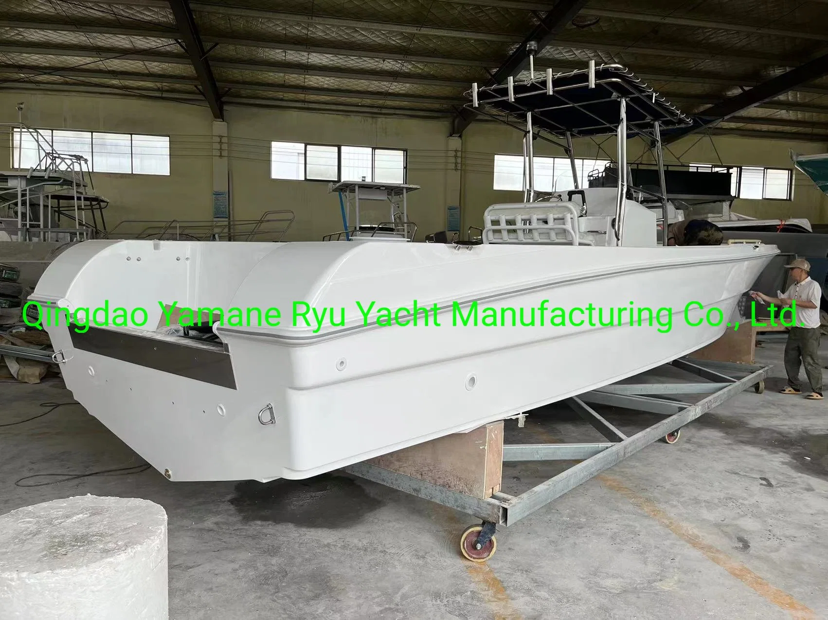 Yamane Yacht 27FT 8.50m Center Console Tarpaulin Canopy Fiberglass Fishing Work Boat