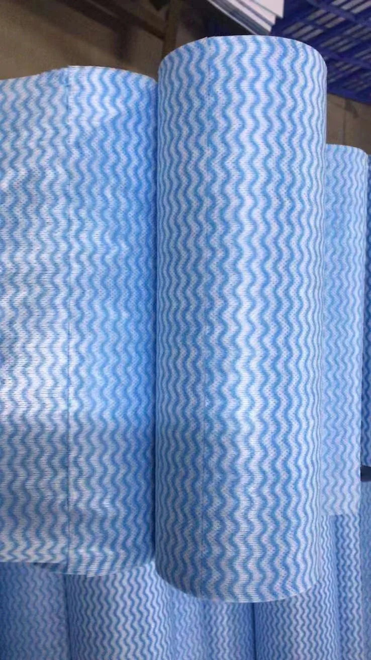 Spunlace Nonwoven Fabric, Materias materiales de tela para toallitas