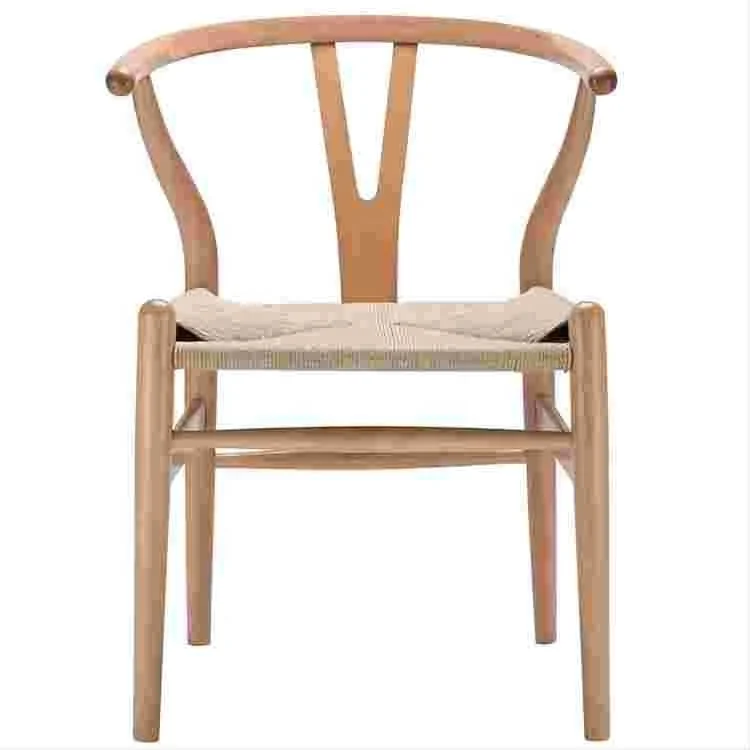 High quality/High cost performance  Ash Wood Black Color Hans Wegner/ Danish /Professional Factory Y Dining Chair