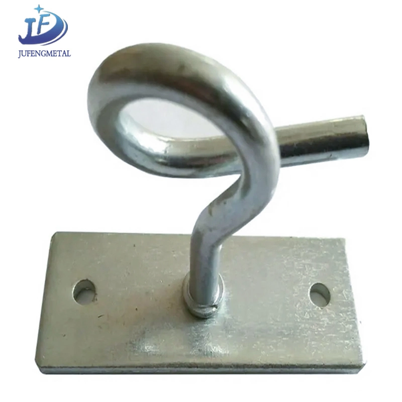 Galvanized Steel FTTH Drop Wire Pole Bracket Retractor Hook