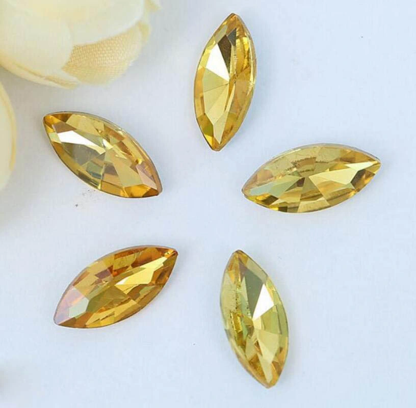 Jewelry Accessories Shaped Colored Glass Rhinestones Shiny Rhinestones Th8052