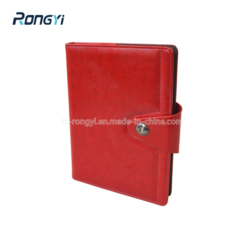 A5 Size Custom Stationery PU Leather Hardcover Notebook
