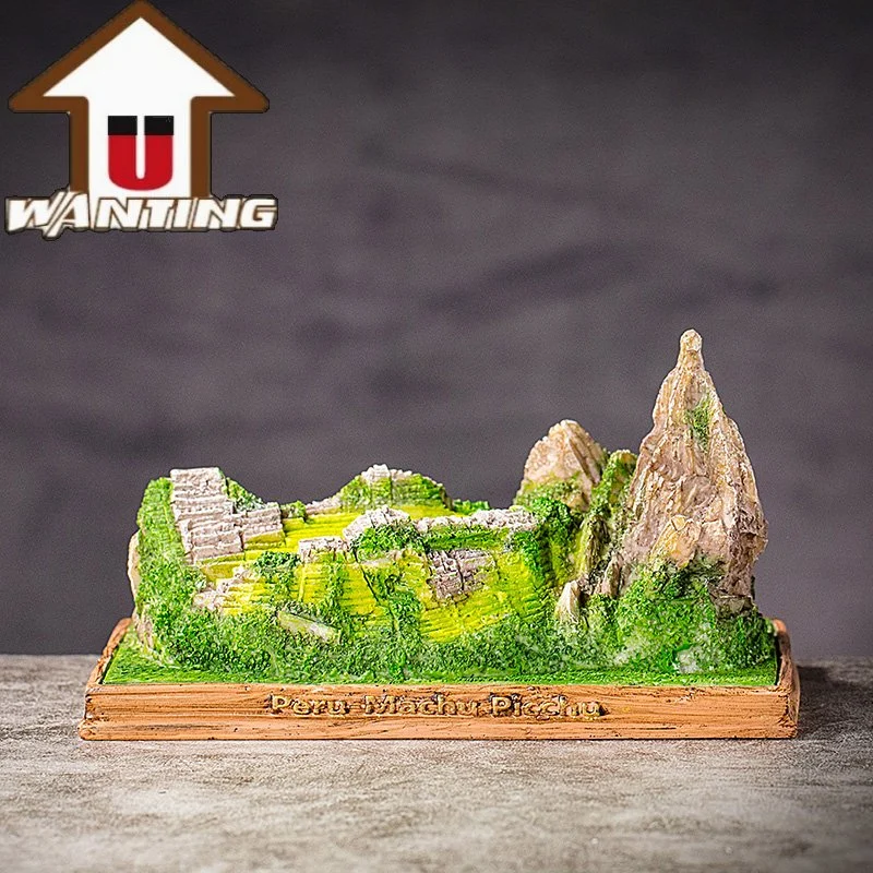 High quality/High cost performance  3D Building Model Machu Picchu Home Decoration Travel Souvenir Gift