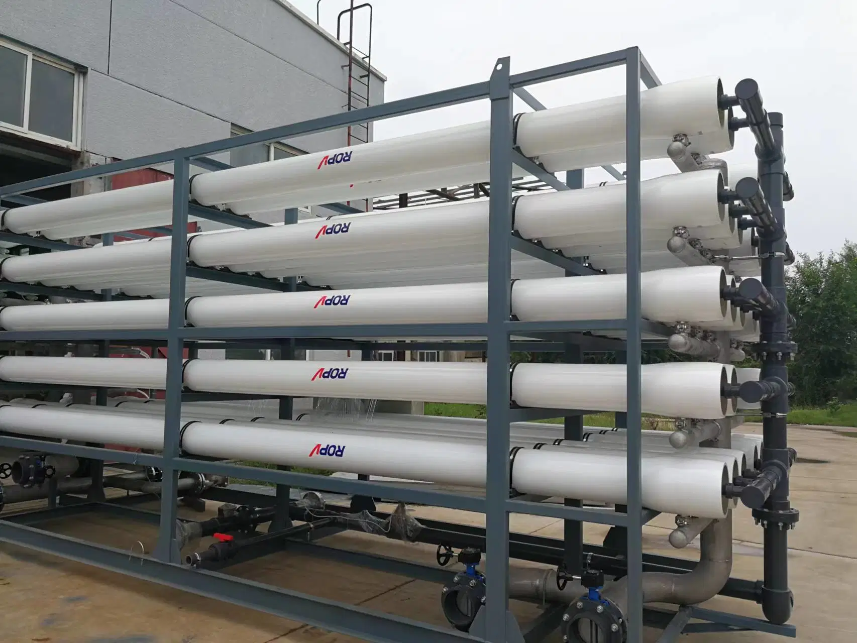 Sistema de tratamento de água osmose inversa da estação de RO industrial de 60 tph, grande Escala para uso comercial