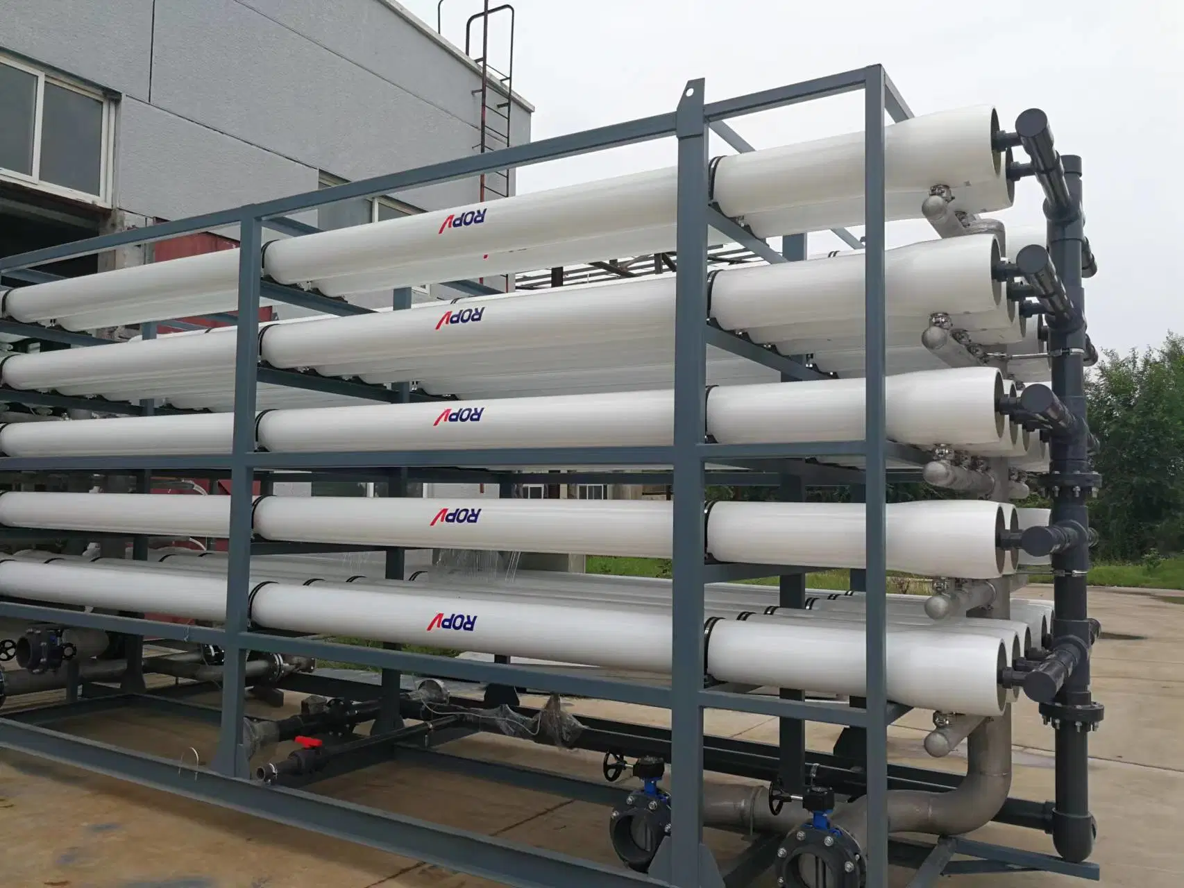 60tph Industrial RO Plant Reverse Osmosis Water Treatment System Large Scale for Commercial Use